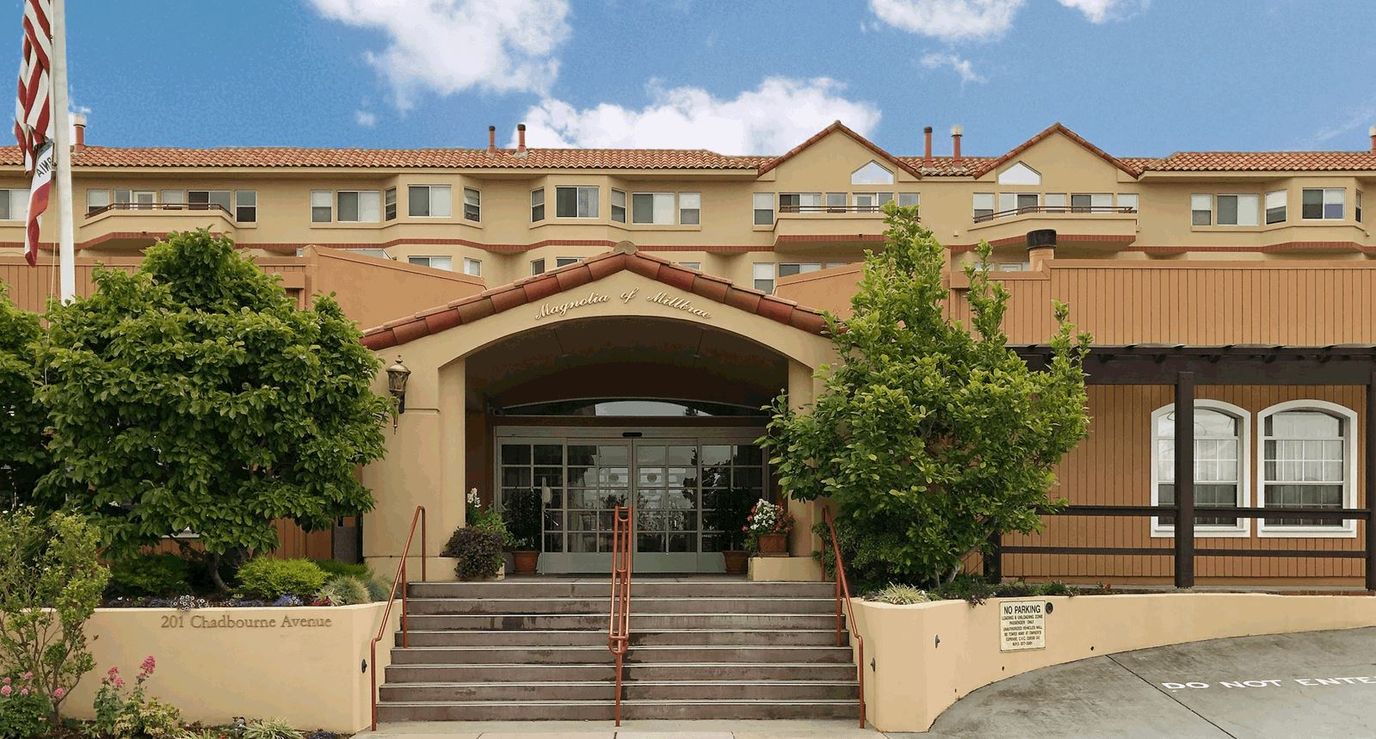 Exterior view of the Magnolia of Millbrae facility