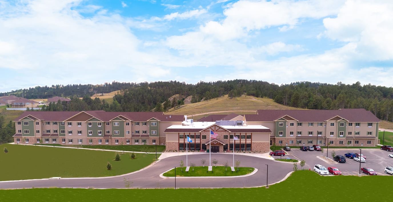 Exterior view of The Village at Skyline Pines