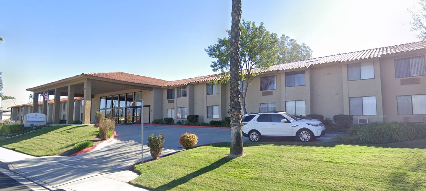 Front exterior view of Brookdale Loma Linda facility