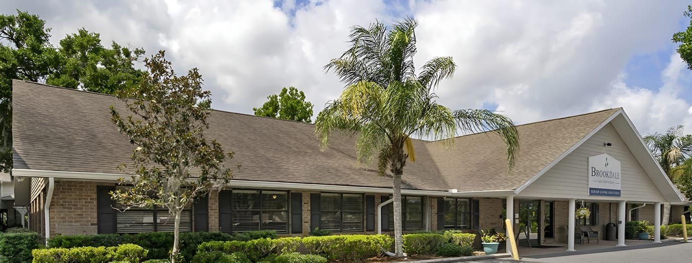 Exterior view of Brookdale New Port Richey facility