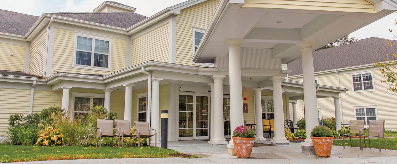 Exterior view of Brookdale at Home facility entrance