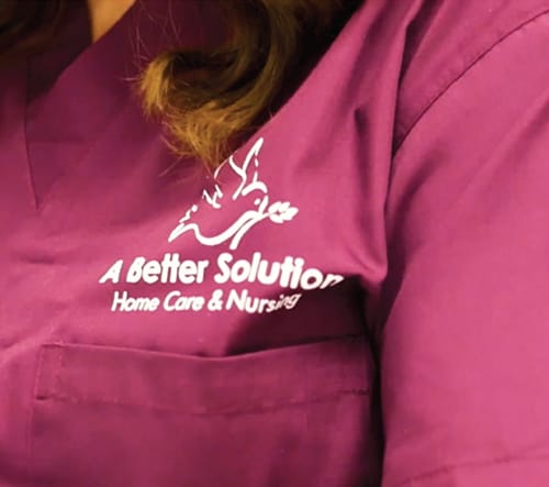 Logo of A Better Solution staff uniform