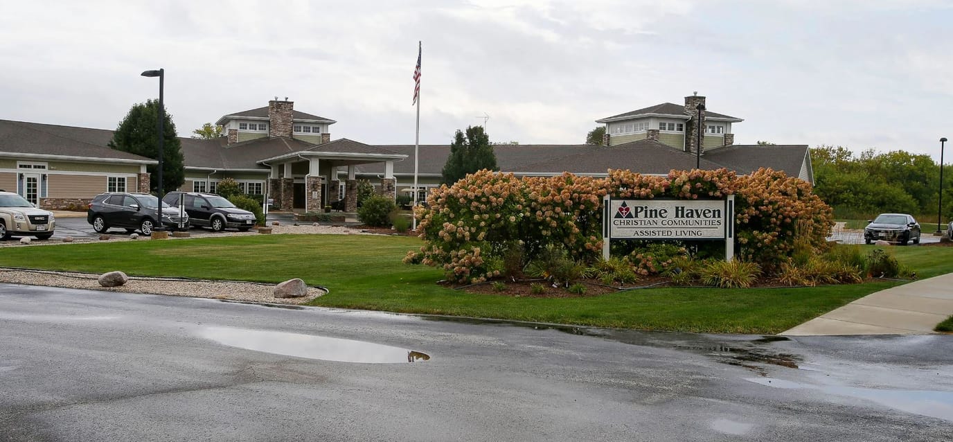 Exterior view of Pine Haven Christian Communities facility