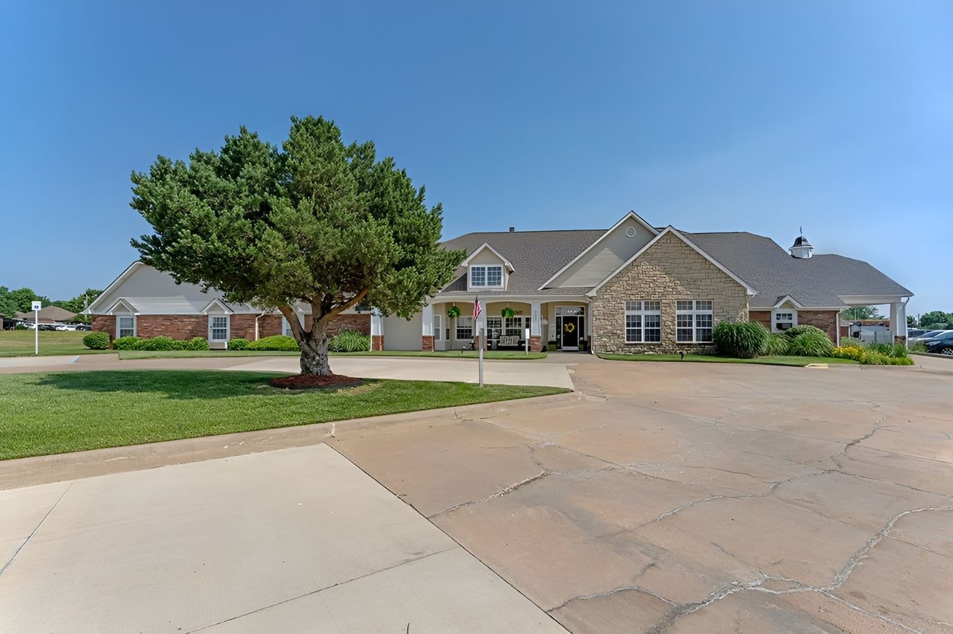 Exterior view of Brookdale Salina Fairdale entrance