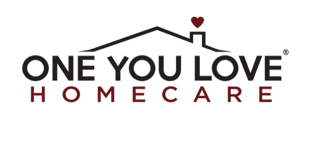 Logo for One You Love Home Care with a heart icon