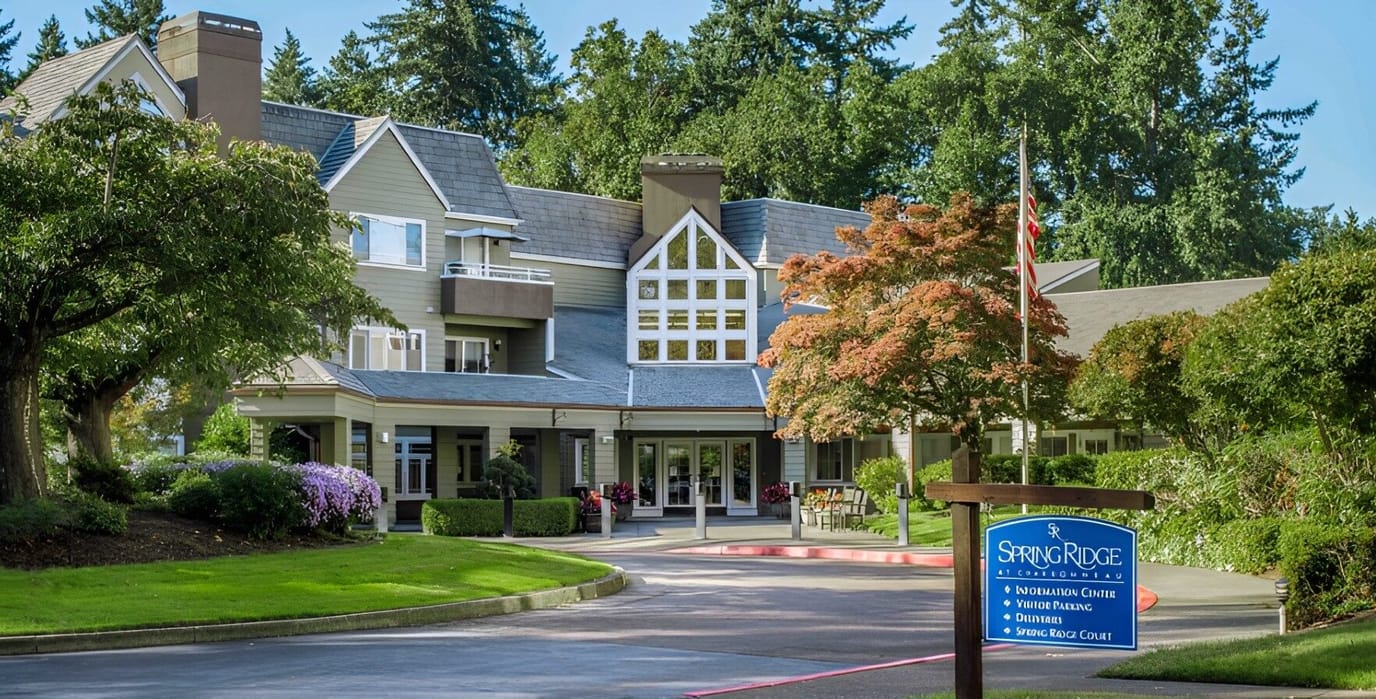 Exterior view of SpringRidge at Charbonneau building