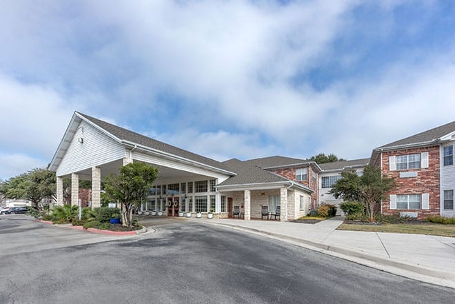 Exterior view of Brookdale San Marcos North