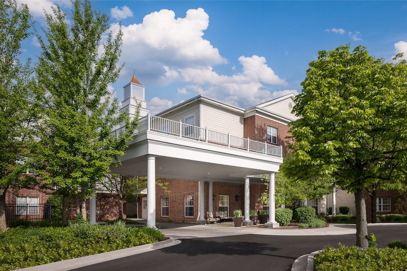 Building exterior of Belmont Village Senior Living