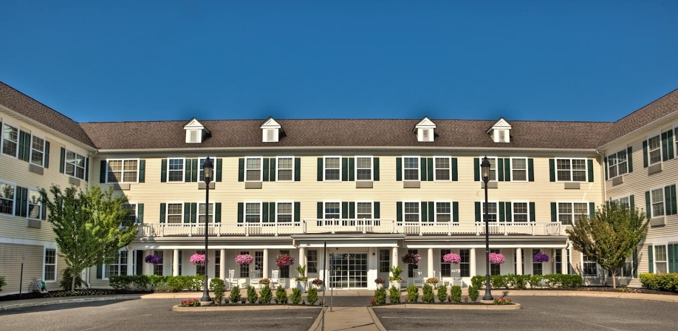 Exterior view of Brandywine Howell with landscaped entrance