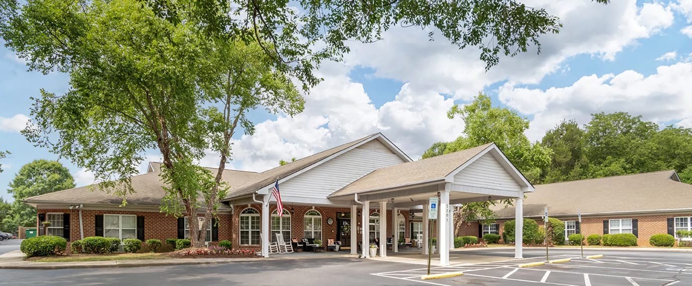 Exterior view of Brookdale Salisbury entrance
