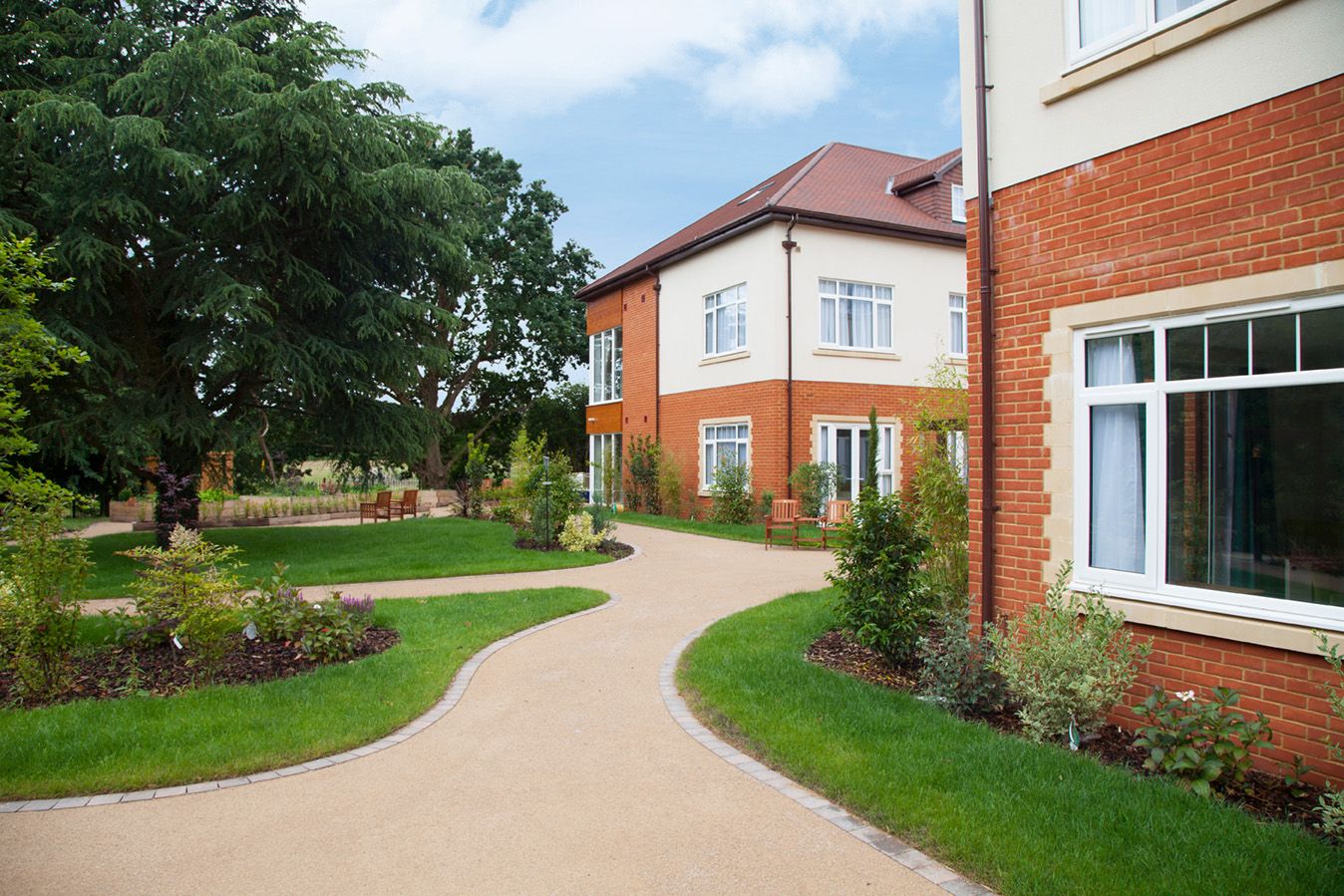 Pathway leading to the Great Oaks Care Home