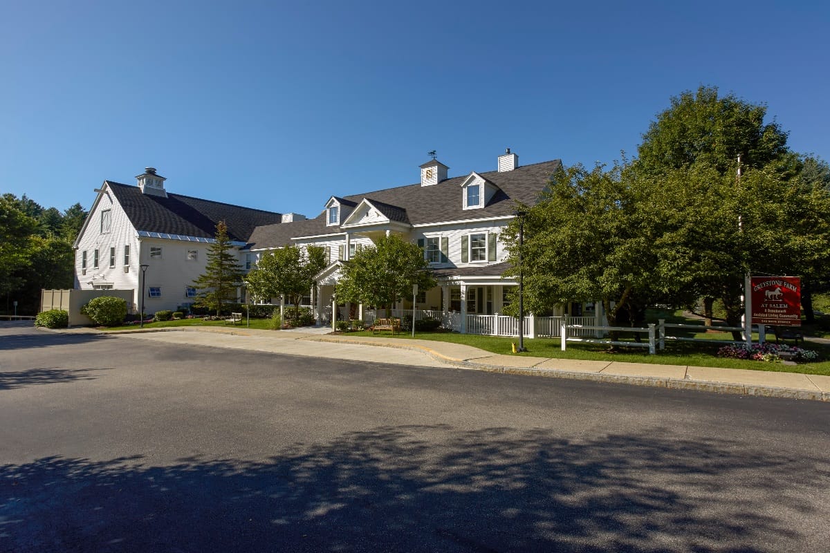 Exterior view of Greystone Farm at Salem facility