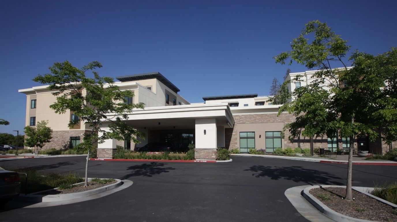 Exterior view of Belmont Village Senior Living facility