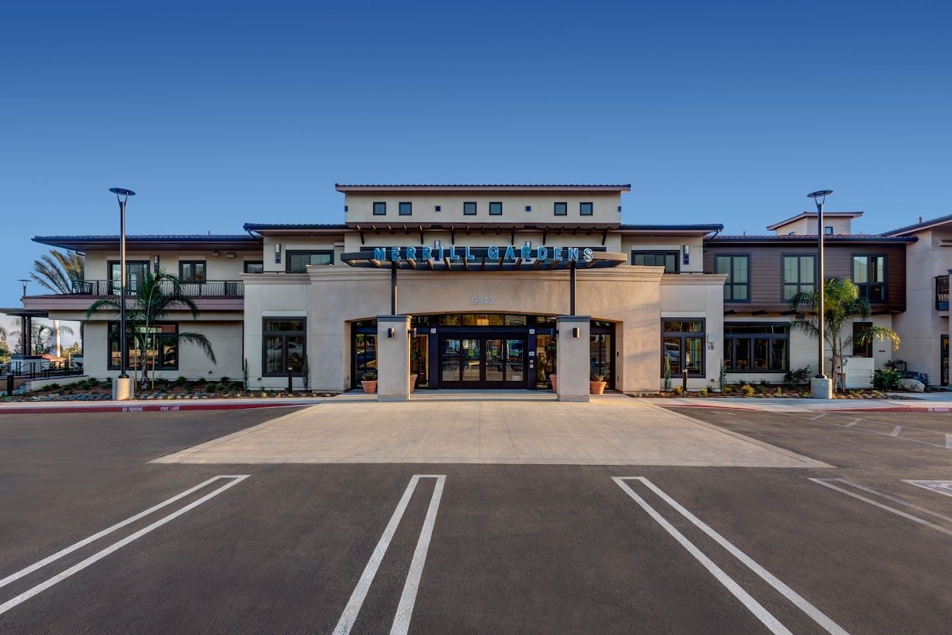 Exterior view of Merrill Gardens at Rancho Cucamonga