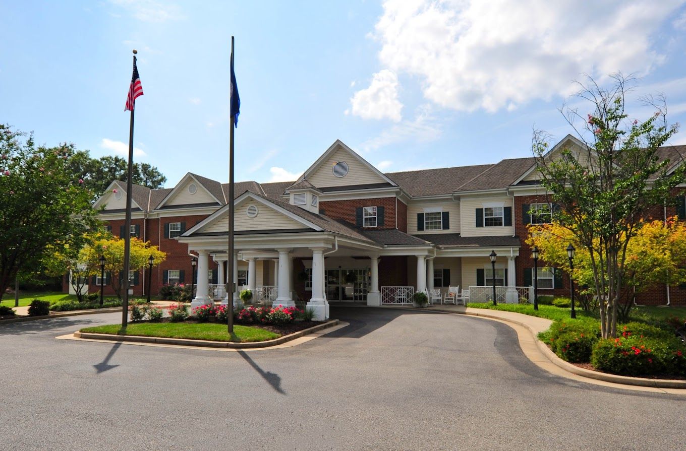 Exterior view of The Estates at West End building