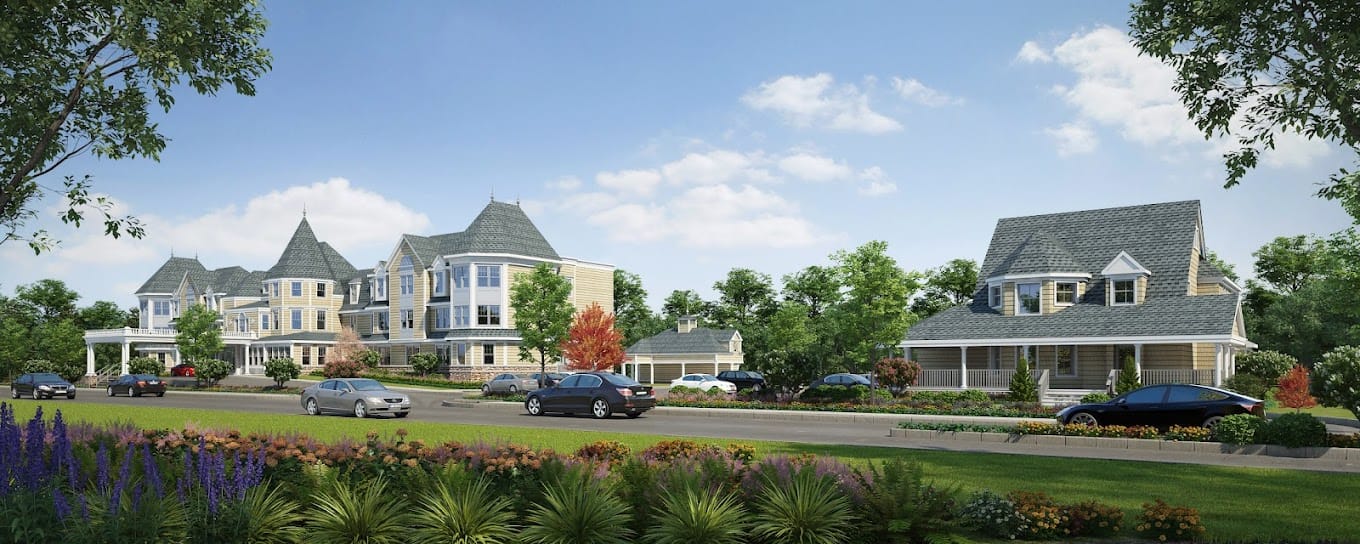 Exterior view of Netherbay at Bay Shore facility