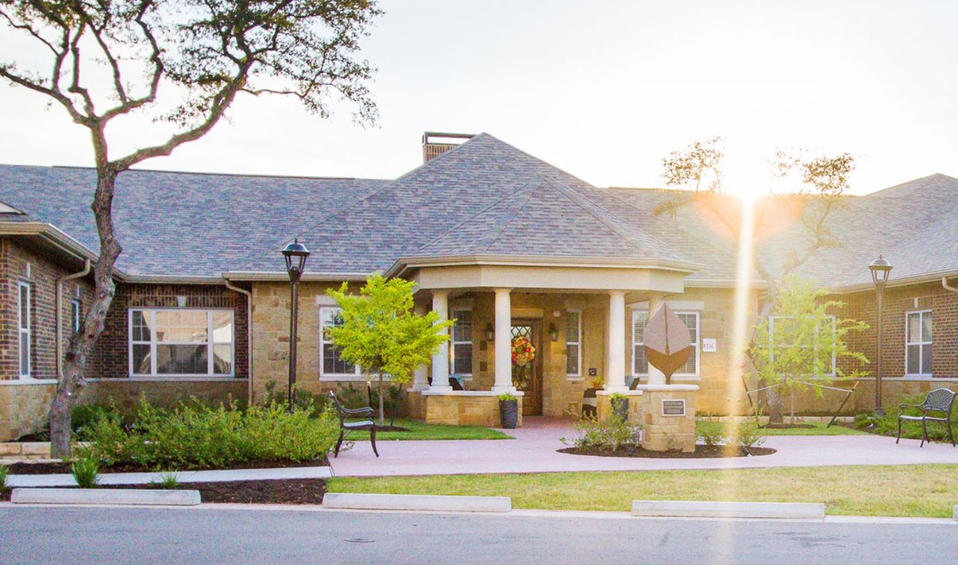 Exterior view of Silverado Barton Springs Memory Care Community