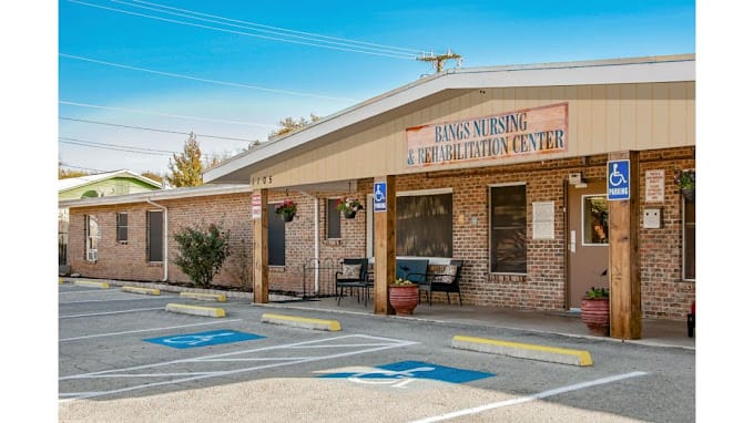 Exterior view of Bangs Nursing and Rehabilitation Center