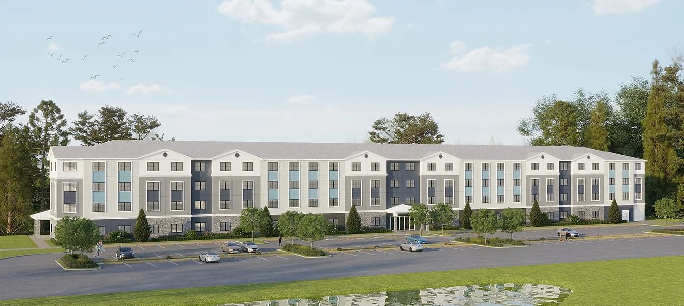 Exterior view of Bear Creek Commons facility