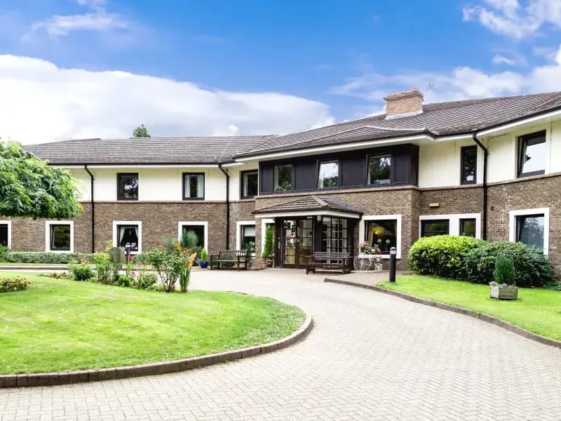 Exterior view of Barchester Collingtree Park Care Home