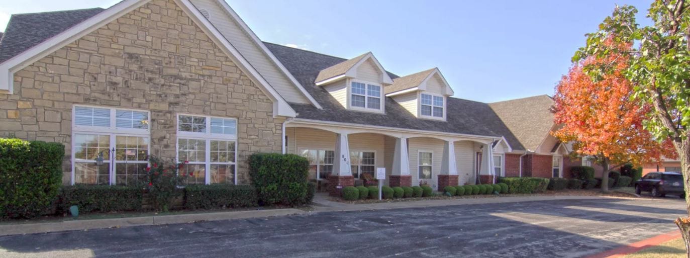 Exterior view of Brookdale Chickasha facility
