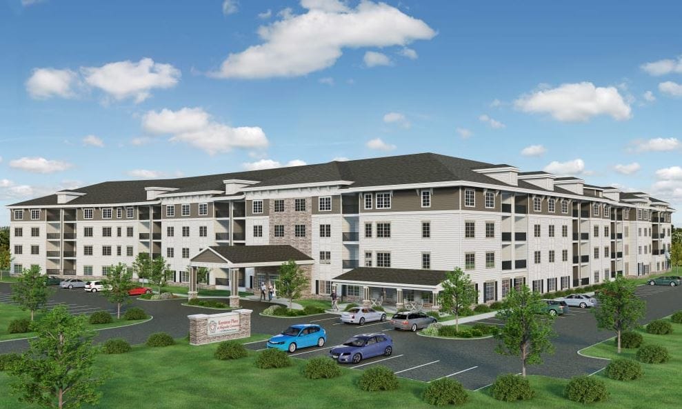 Exterior view of Keystone Place at Magnolia Commons