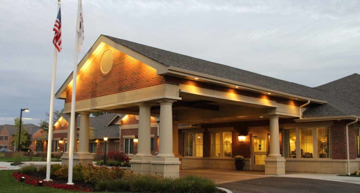 Front entrance of Northbrook Inn Memory Care Community