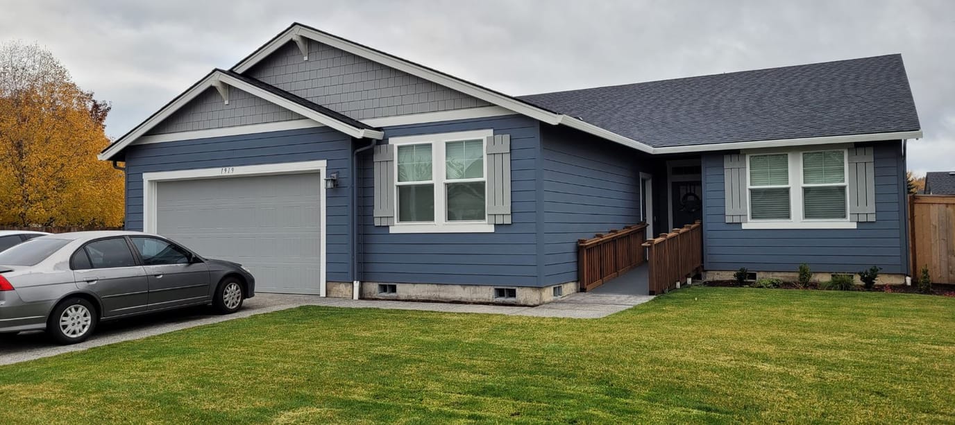 Exterior view of the Longview Adult Family Home building