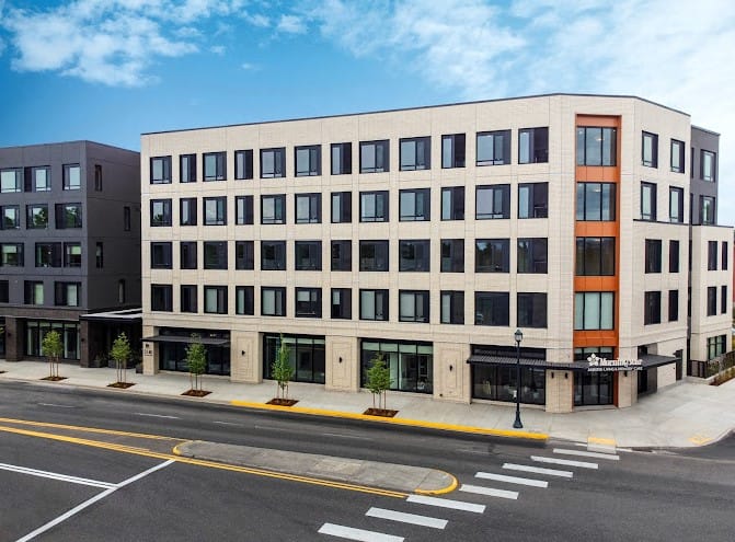 Exterior view of MorningStar Assisted Living facility