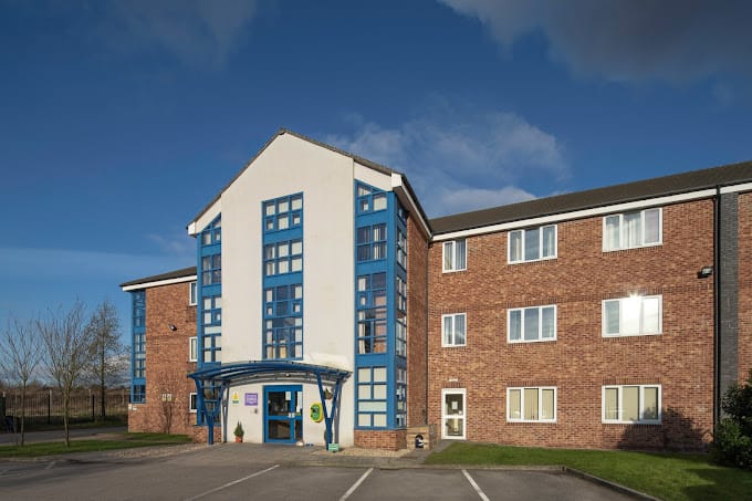 Exterior view of Scotia Heights Care Home building