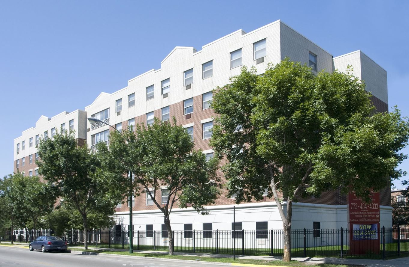 Exterior view of Senior Suites Gage Park building