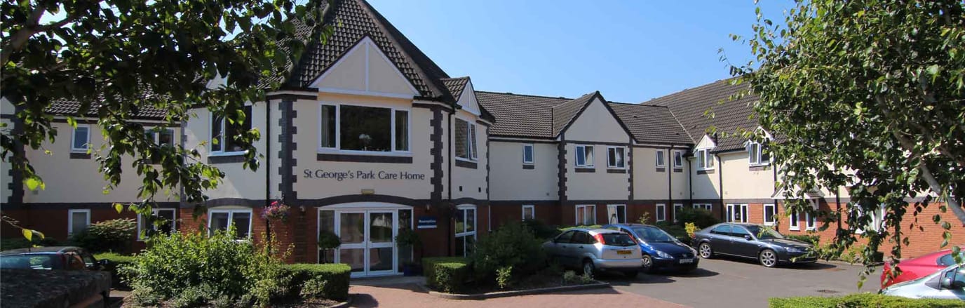 Exterior view of St George's Park Care Home