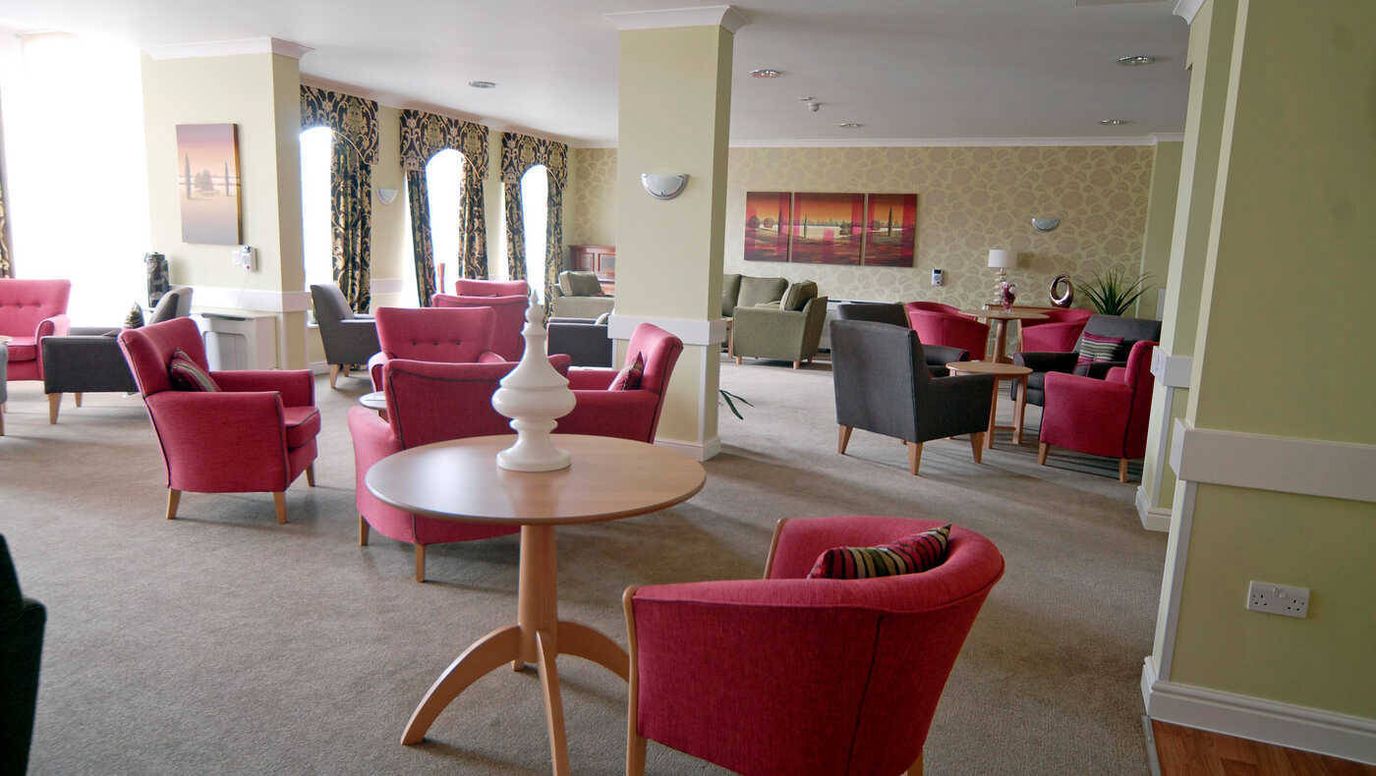 Common area with comfortable seating and decor