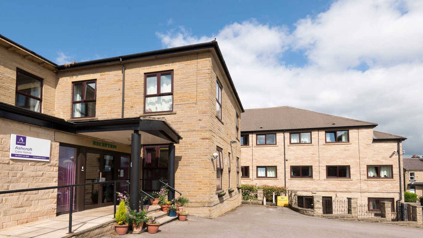 Exterior view of Ashcroft Care Home building