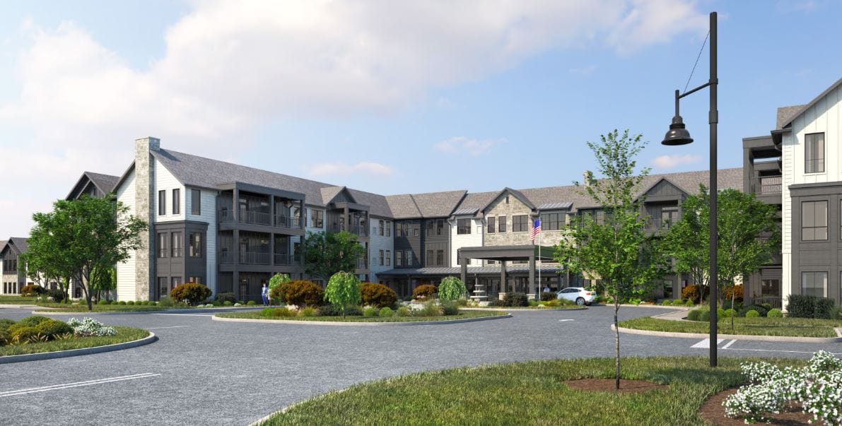 Exterior view of Brightview Holmdel facility