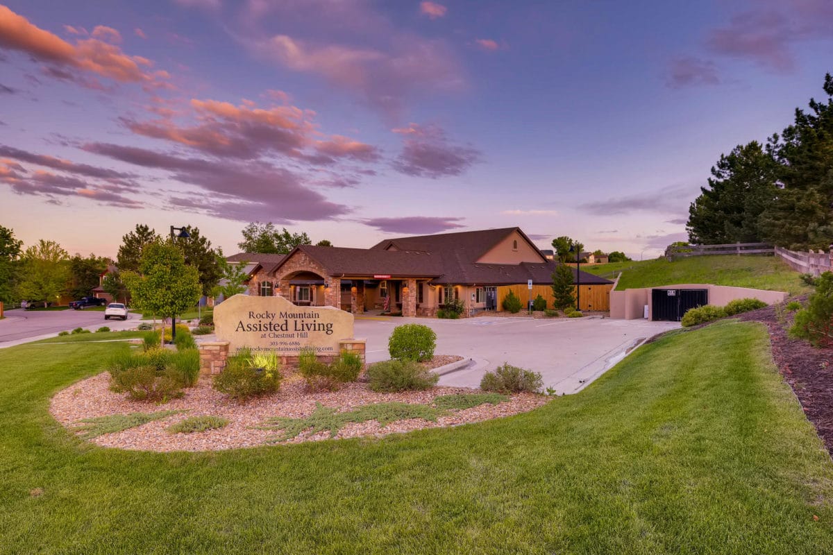 Exterior view of Rocky Mountain Assisted Living facility