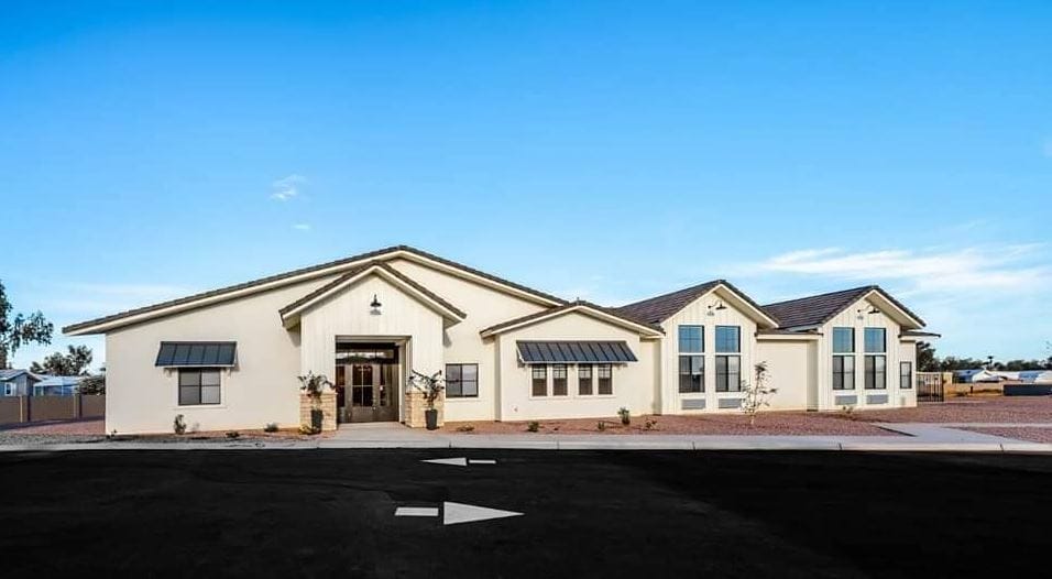 Exterior view of Copper Sky Assisted Living facility
