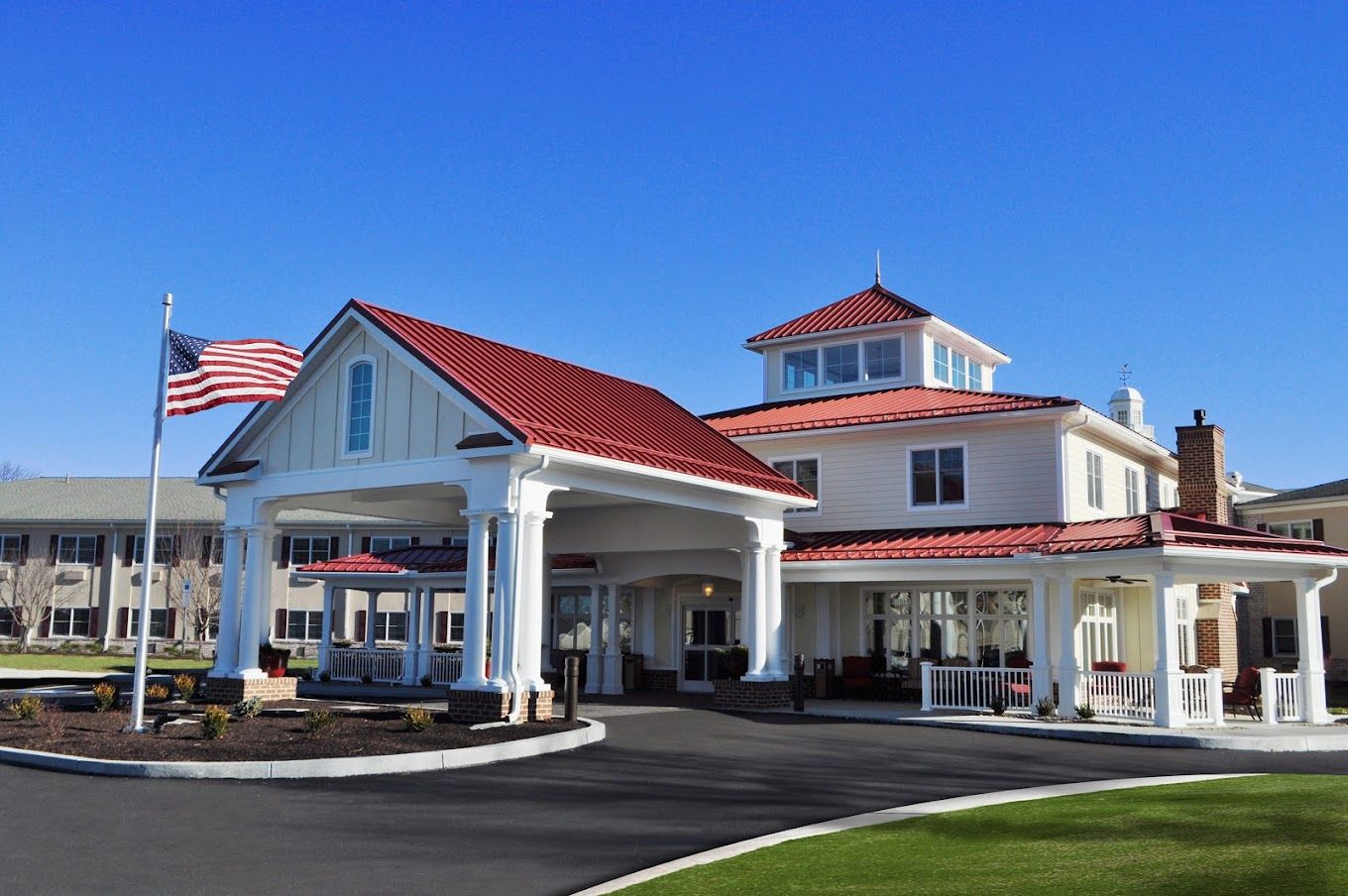 Exterior view of Country Meadows Retirement Community