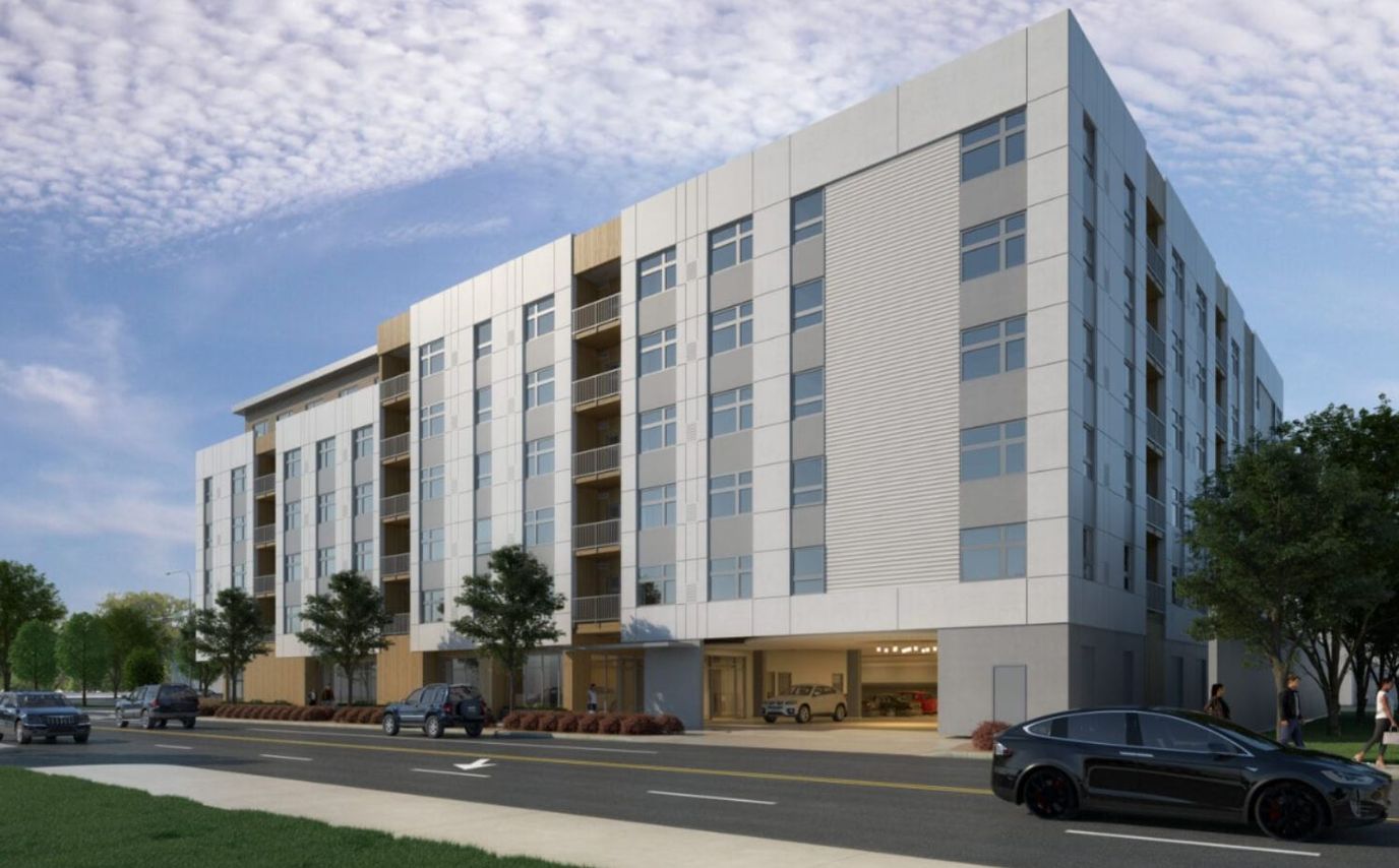 Exterior view of Edmonds Village Senior Living building