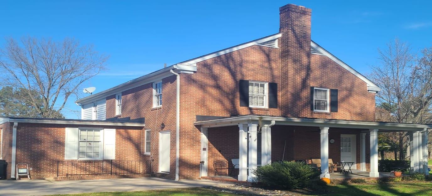 Exterior view of a residential-style assisted living facility