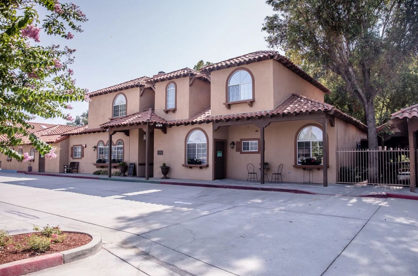 Exterior view of Hacienda Senior Living facility