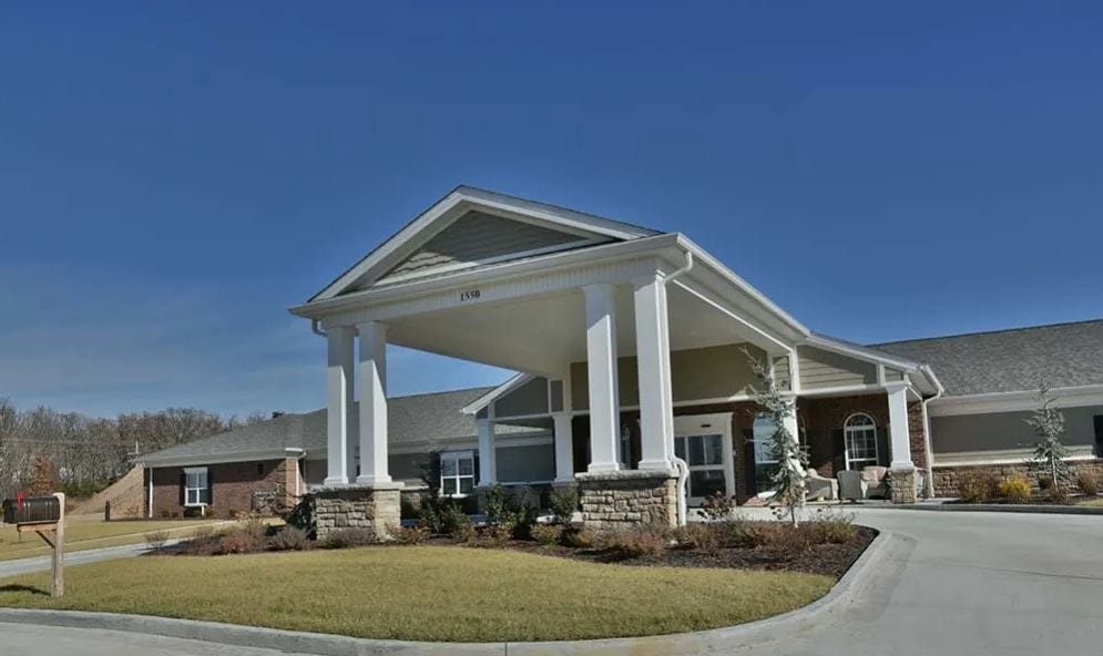 Exterior view of NorthRidge Place nursing home