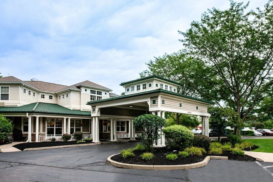 Exterior view of Salida Woods facility entrance