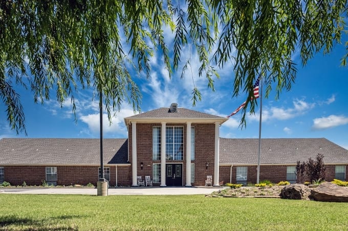 Exterior view of Sand Sage of The Highlands Senior Living