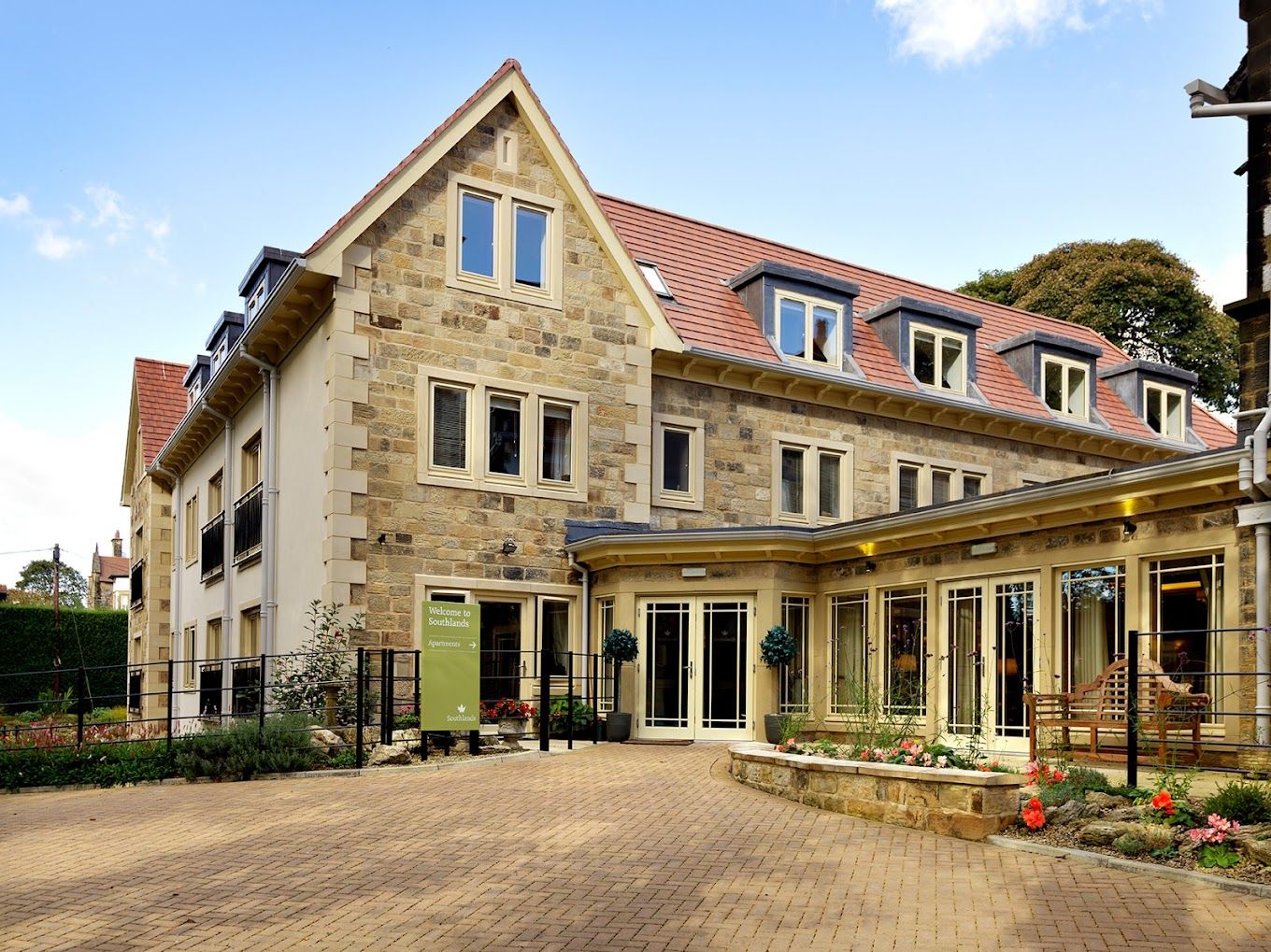 Exterior view of Southlands Retirement Apartments building