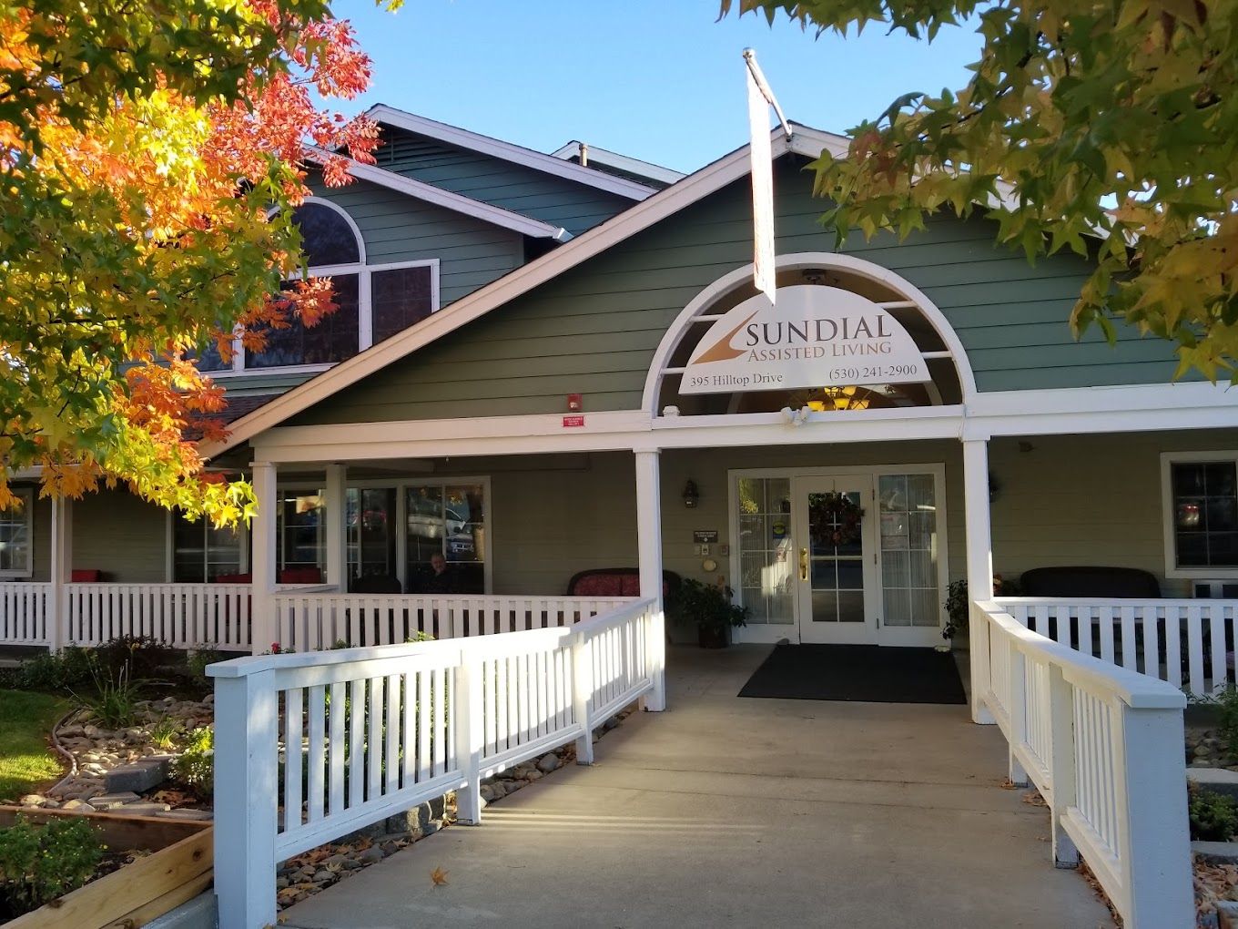 Exterior view of Sundial Assisted Living facility