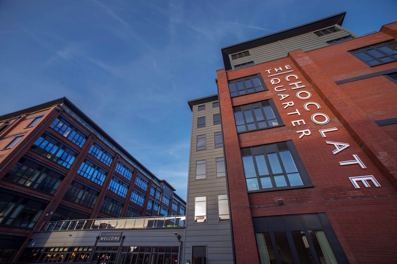 Exterior view of The Chocolate Quarter facility