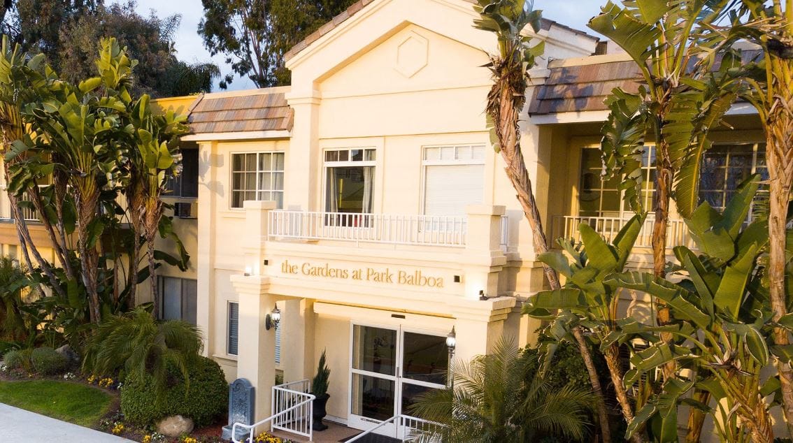 Exterior view of The Gardens at Park Balboa