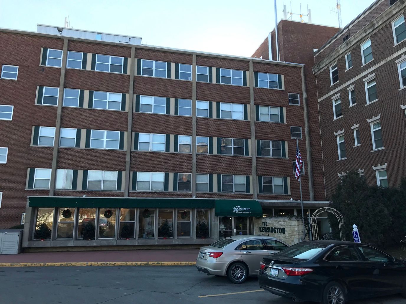 Exterior view of The Kensington facility
