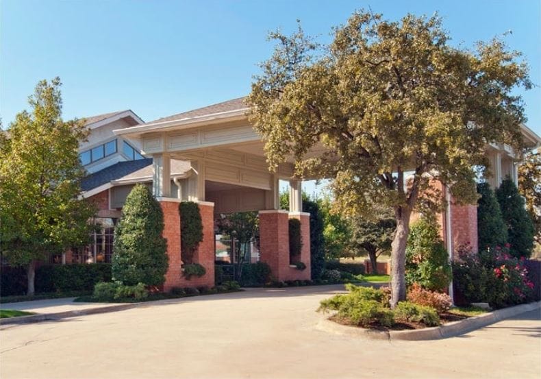 Entrance of The Remington at Valley Ranch facility